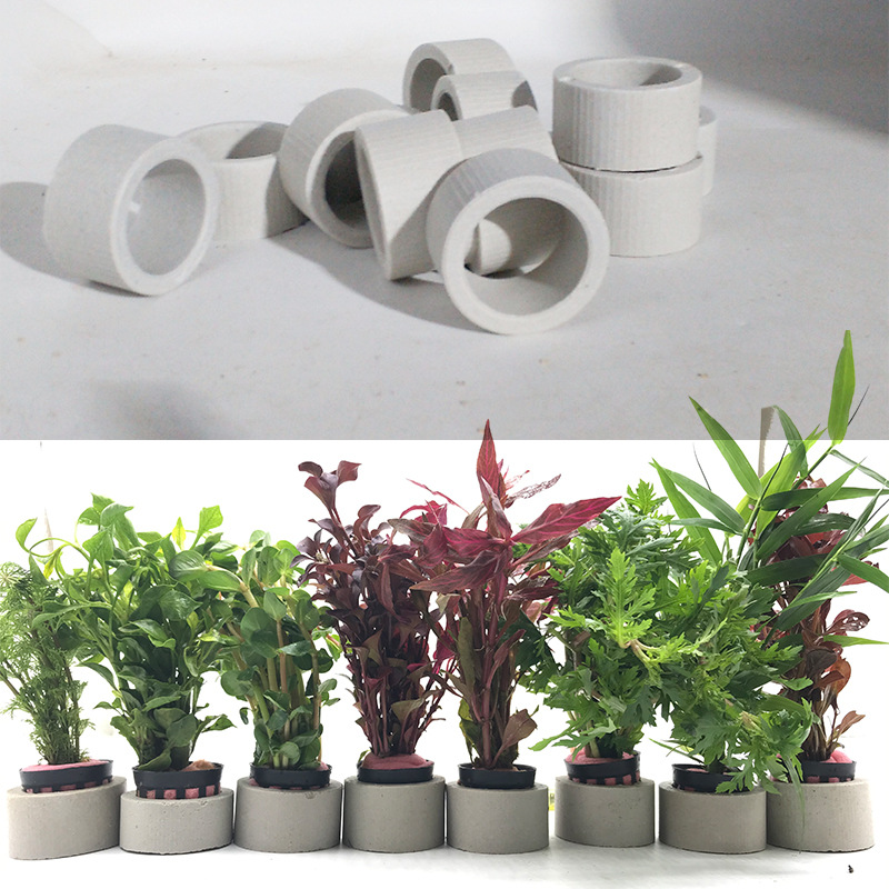 Plant Aquarium Pot - Керамическое кольцо для украшения аквариума, горшок