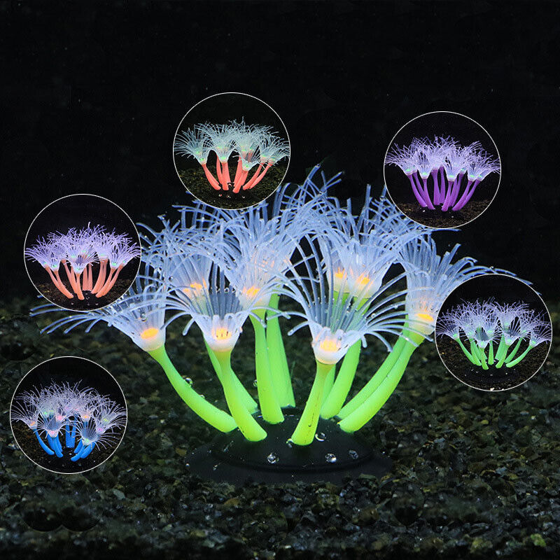 Силиконовые светящиеся искусст – обзор и цена Aquarium Plants Live