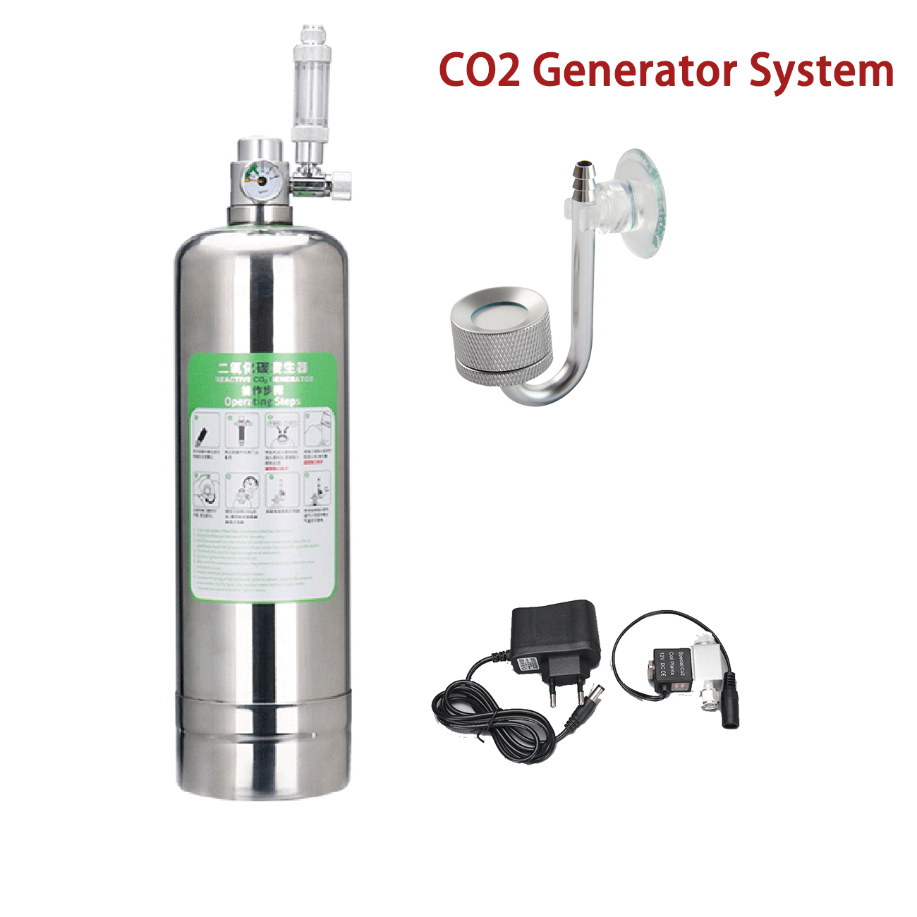 Комплект системы генератора CO – обзор и цена Aquarium Liquid Carbon
